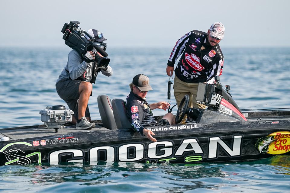 Favorite Pro Dustin Connell Fishing doing some checks & balances on his  upcoming Signature Series Summit Rod. Whether you're swimming a jig or  flippin